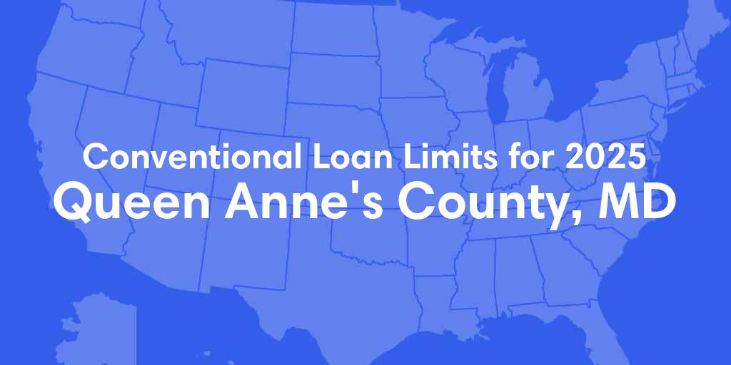 Queen Annes County, MD Conventional Loan Limits for 2026