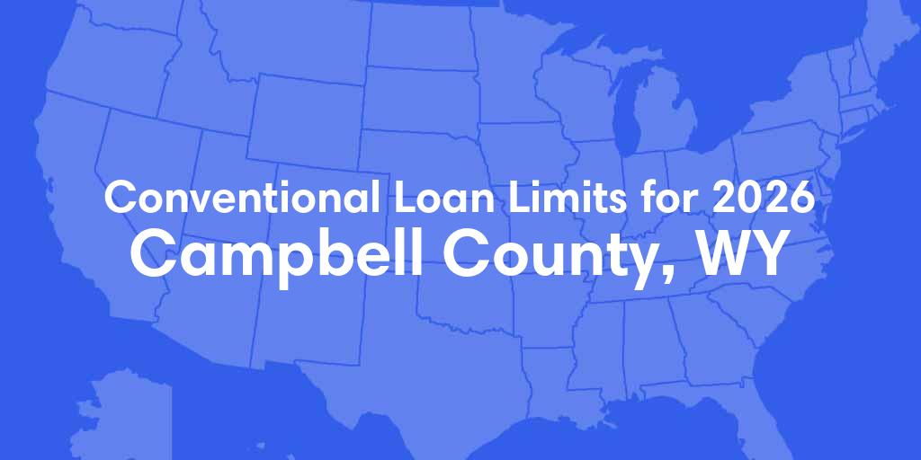 Campbell County, WY Conventional Loan Limits for 2026
