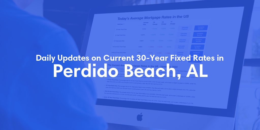 The Current Average 30-Year Fixed Mortgage Rates in Perdido Beach, AL - Updated: Wed, May 15, 2024