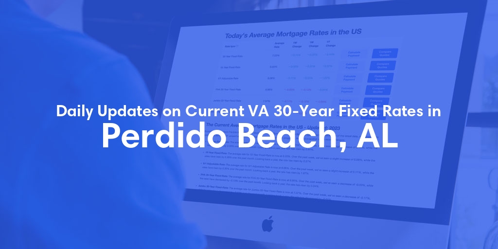 The Current Average VA 30-Year Fixed Mortgage Rates in Perdido Beach, AL - Updated: Fri, May 3, 2024