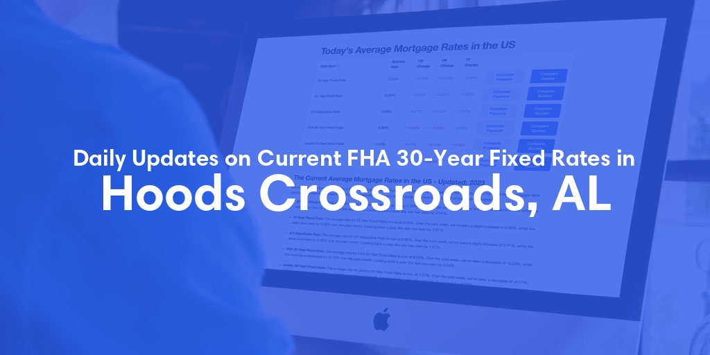 The Current Average FHA 30-Year Fixed Mortgage Rates in Hoods Crossroads, AL - Updated: Sat, May 18, 2024
