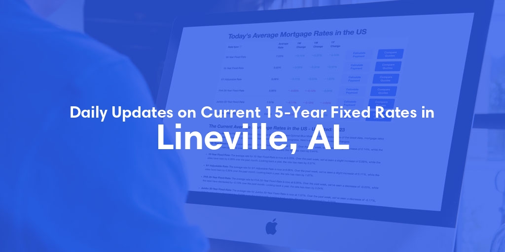 The Current Average 15-Year Fixed Mortgage Rates in Lineville, AL - Updated: Wed, May 15, 2024