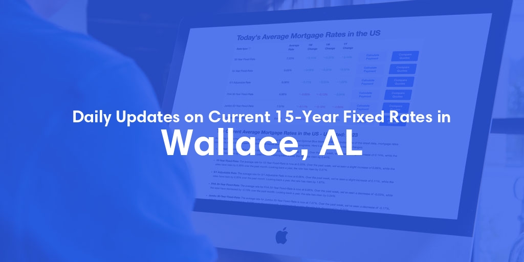 The Current Average 15-Year Fixed Mortgage Rates in Wallace, AL - Updated: Thu, May 16, 2024