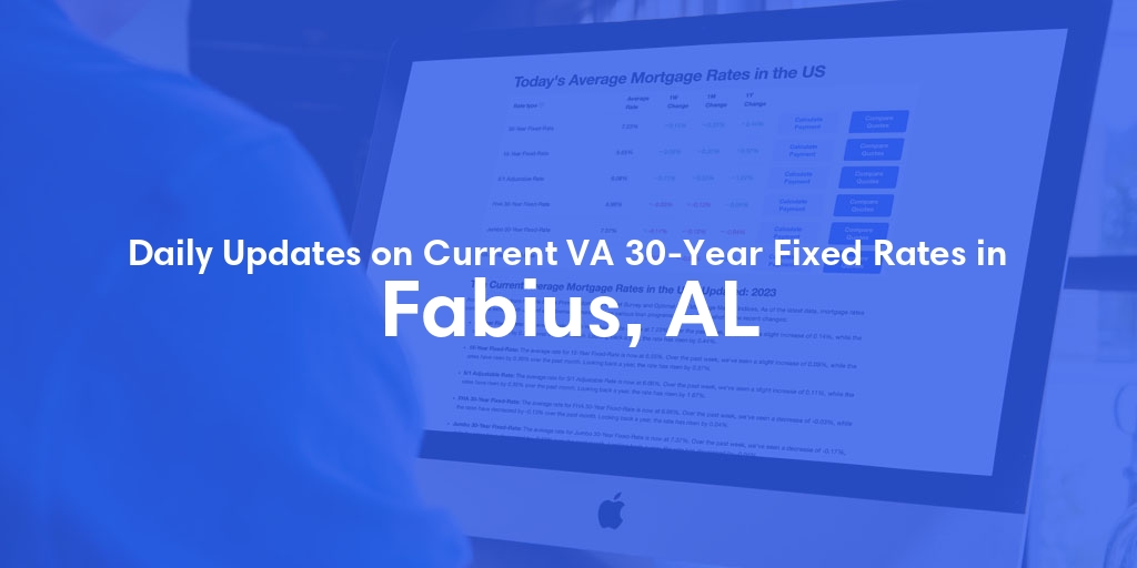 The Current Average VA 30-Year Fixed Mortgage Rates in Fabius, AL - Updated: Mon, Apr 29, 2024