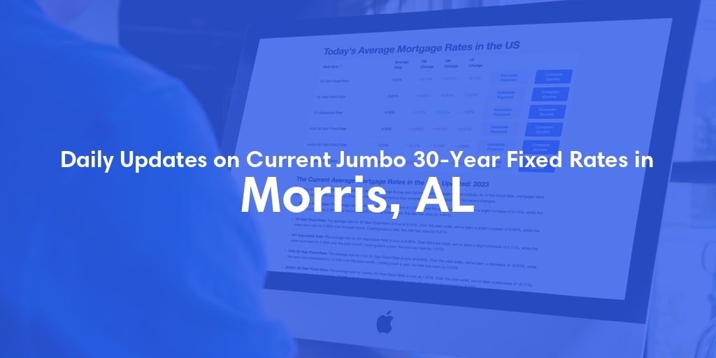 The Current Average Jumbo 30-Year Fixed Mortgage Rates in Morris, AL - Updated: Thu, May 9, 2024