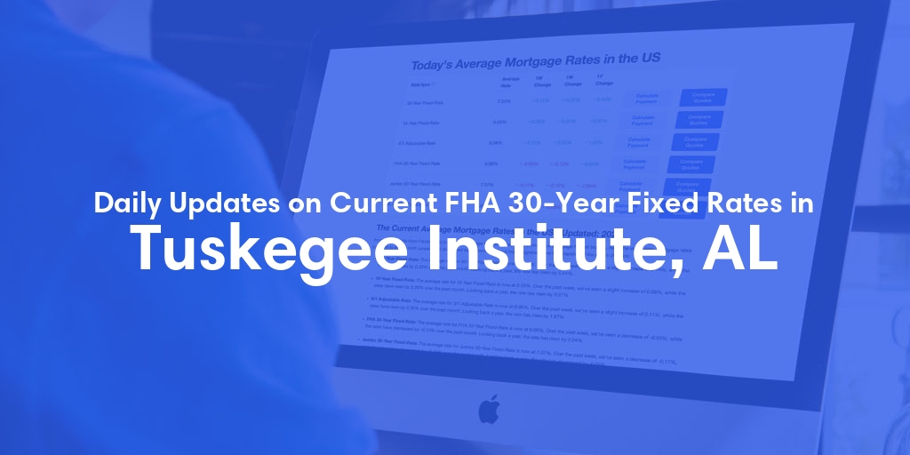 The Current Average FHA 30-Year Fixed Mortgage Rates in Tuskegee Institute, AL - Updated: Fri, May 17, 2024