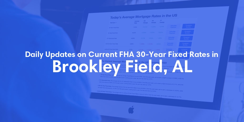 The Current Average FHA 30-Year Fixed Mortgage Rates in Brookley Field, AL - Updated: Fri, May 17, 2024
