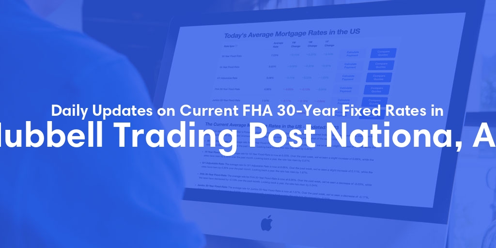 The Current Average FHA 30-Year Fixed Mortgage Rates in Hubbell Trading Post Nationa, AZ - Updated: Sat, May 18, 2024