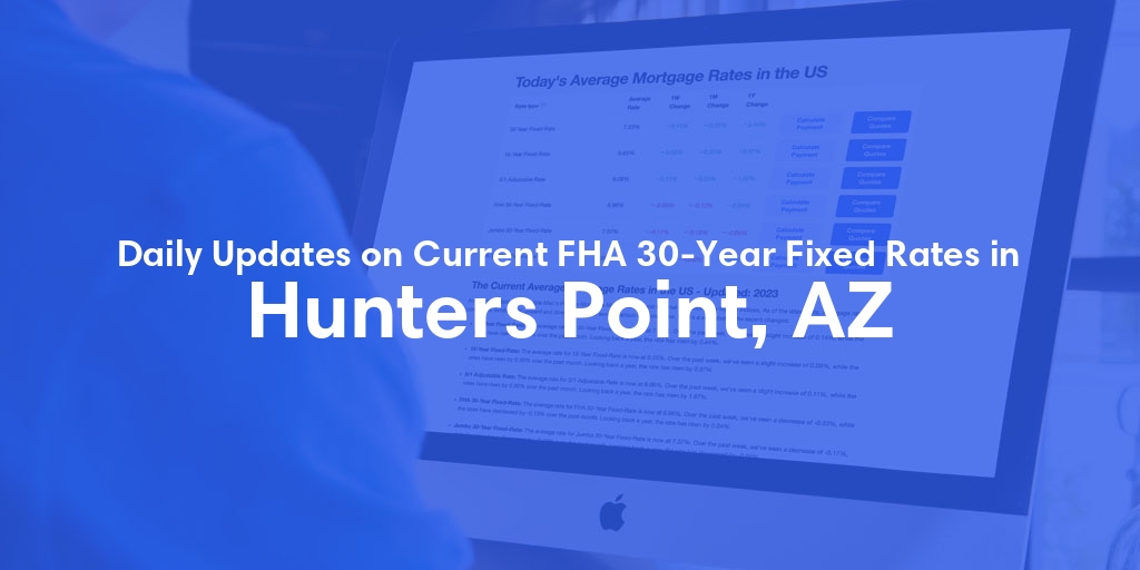 The Current Average FHA 30-Year Fixed Mortgage Rates in Hunters Point, AZ - Updated: Fri, May 17, 2024
