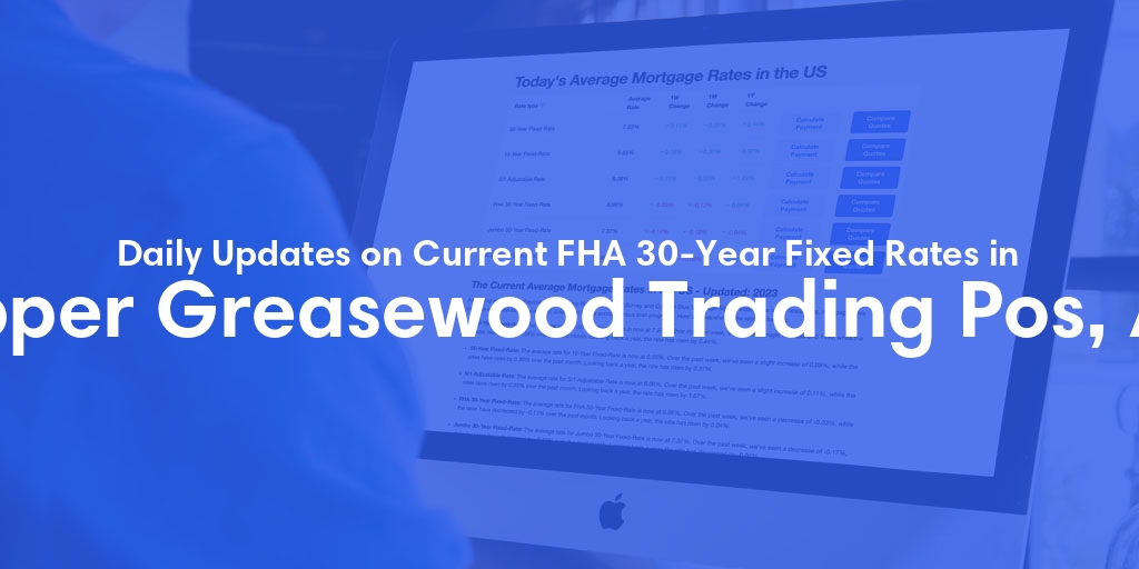 The Current Average FHA 30-Year Fixed Mortgage Rates in Upper Greasewood Trading Pos, AZ - Updated: Sun, May 19, 2024