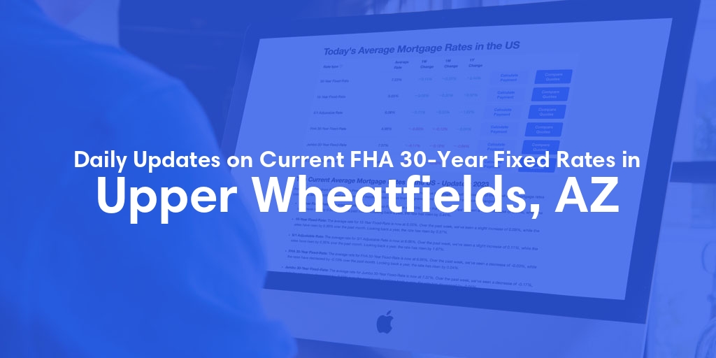 The Current Average FHA 30-Year Fixed Mortgage Rates in Upper Wheatfields, AZ - Updated: Sun, May 19, 2024
