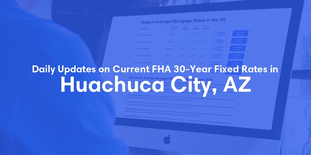 The Current Average FHA 30-Year Fixed Mortgage Rates in Huachuca City, AZ - Updated: Tue, May 14, 2024