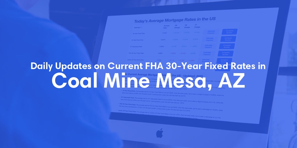 The Current Average FHA 30-Year Fixed Mortgage Rates in Coal Mine Mesa, AZ - Updated: Tue, May 21, 2024