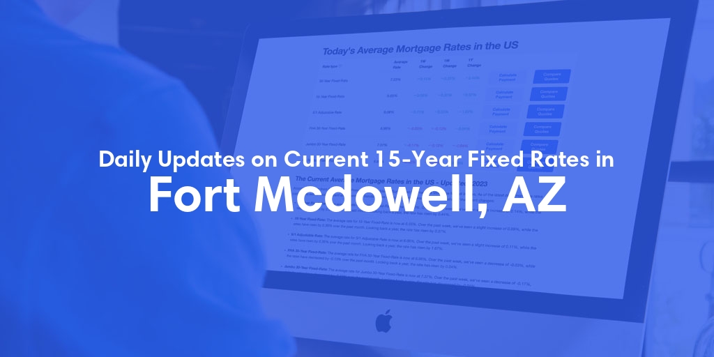 The Current Average 15-Year Fixed Mortgage Rates in Fort Mcdowell, AZ - Updated: Thu, May 9, 2024