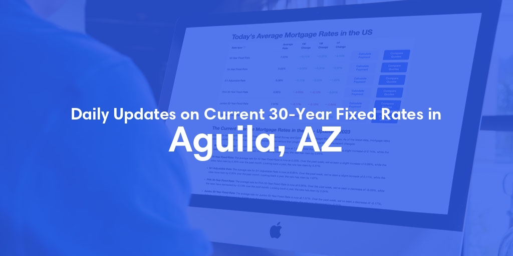 The Current Average 30-Year Fixed Mortgage Rates in Aguila, AZ - Updated: Fri, May 10, 2024