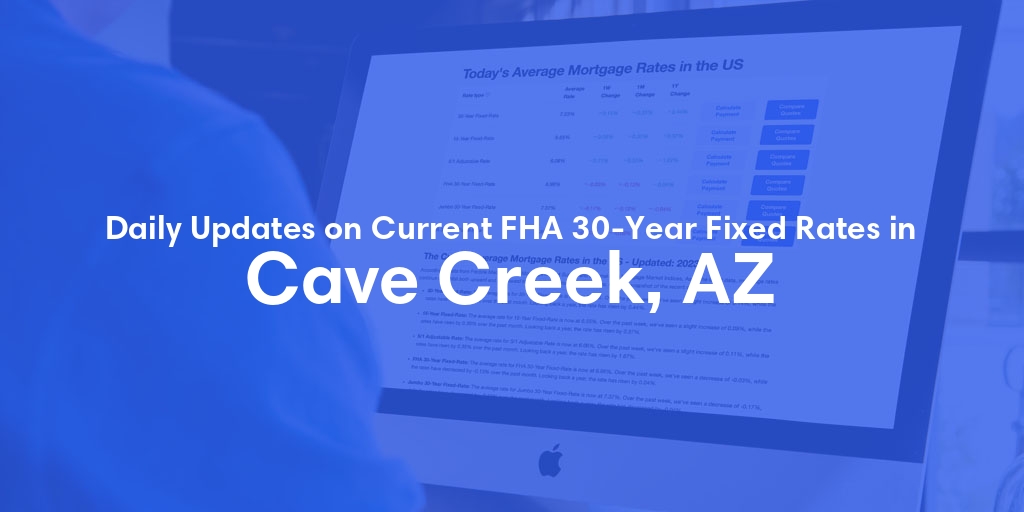 The Current Average FHA 30-Year Fixed Mortgage Rates in Cave Creek, AZ - Updated: Fri, May 10, 2024