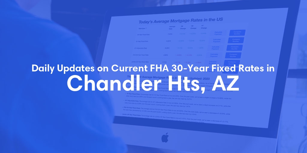 The Current Average FHA 30-Year Fixed Mortgage Rates in Chandler Hts, AZ - Updated: Sun, May 12, 2024