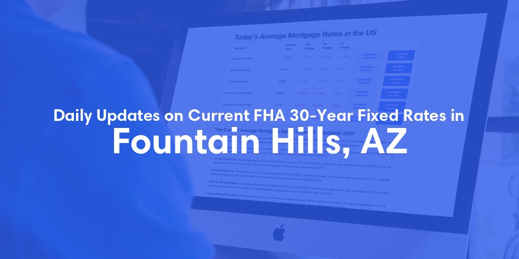 The Current Average FHA 30-Year Fixed Mortgage Rates in Fountain Hills, AZ - Updated: Sun, May 12, 2024
