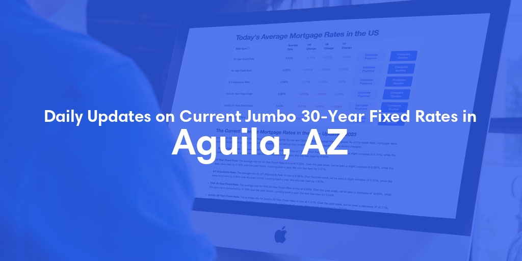 The Current Average Jumbo 30-Year Fixed Mortgage Rates in Aguila, AZ - Updated: Fri, May 10, 2024