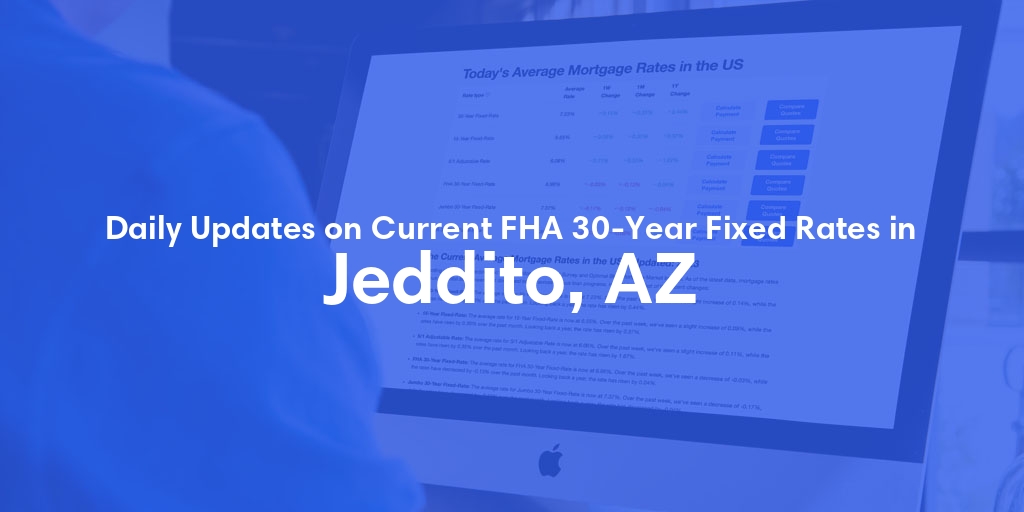 The Current Average FHA 30-Year Fixed Mortgage Rates in Jeddito, AZ - Updated: Thu, May 9, 2024