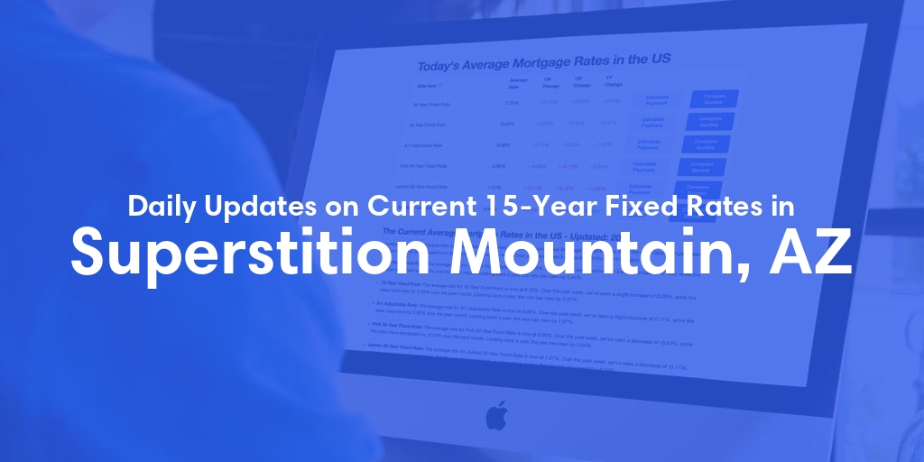 The Current Average 15-Year Fixed Mortgage Rates in Superstition Mountain, AZ - Updated: Thu, May 16, 2024