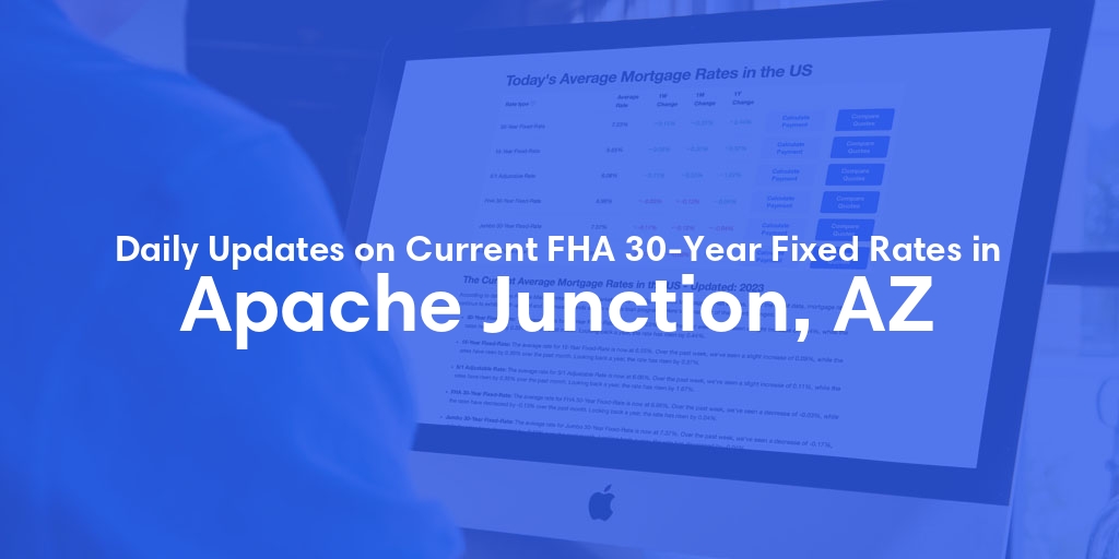 The Current Average FHA 30-Year Fixed Mortgage Rates in Apache Junction, AZ - Updated: Thu, May 16, 2024