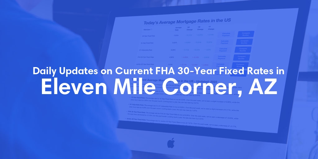 The Current Average FHA 30-Year Fixed Mortgage Rates in Eleven Mile Corner, AZ - Updated: Thu, May 16, 2024