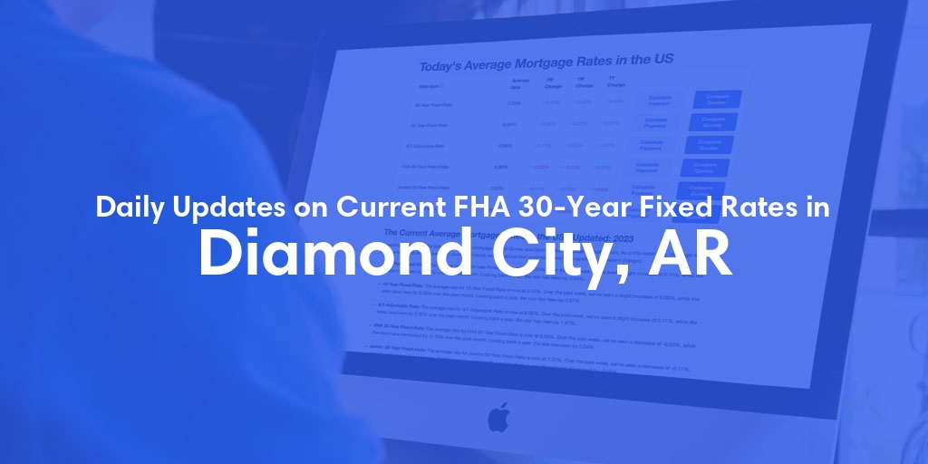 The Current Average FHA 30-Year Fixed Mortgage Rates in Diamond City, AR - Updated: Tue, May 14, 2024