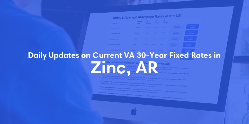 The Current Average VA 30-Year Fixed Mortgage Rates in Zinc, AR - Updated: Sun, May 5, 2024