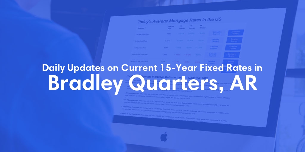 The Current Average 15-Year Fixed Mortgage Rates in Bradley Quarters, AR - Updated: Sat, May 18, 2024