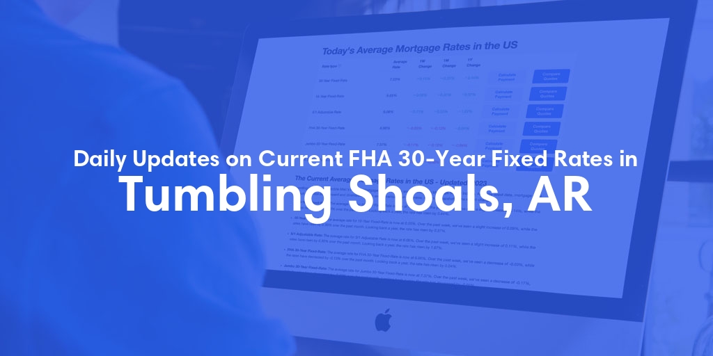 The Current Average FHA 30-Year Fixed Mortgage Rates in Tumbling Shoals, AR - Updated: Wed, May 15, 2024