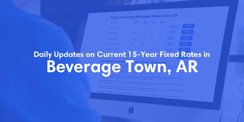The Current Average 15-Year Fixed Mortgage Rates in Beverage Town, AR - Updated: Wed, May 15, 2024