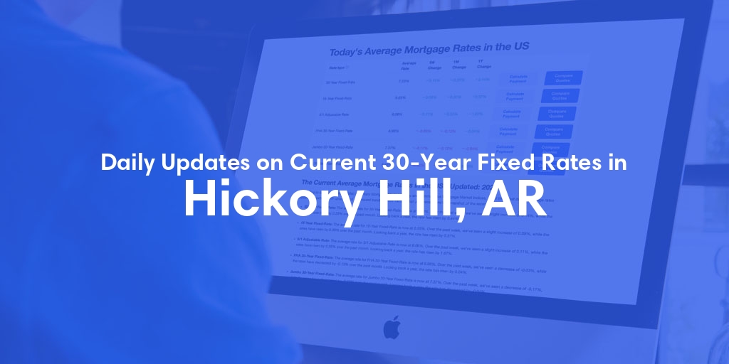 The Current Average 30-Year Fixed Mortgage Rates in Hickory Hill, AR - Updated: Wed, May 15, 2024