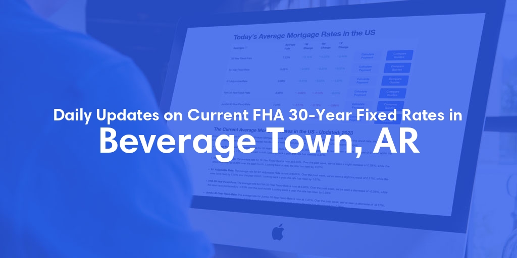 The Current Average FHA 30-Year Fixed Mortgage Rates in Beverage Town, AR - Updated: Wed, May 15, 2024