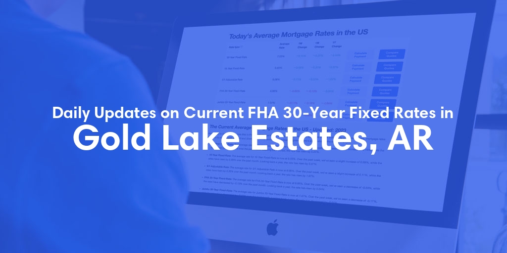 The Current Average FHA 30-Year Fixed Mortgage Rates in Gold Lake Estates, AR - Updated: Fri, May 17, 2024