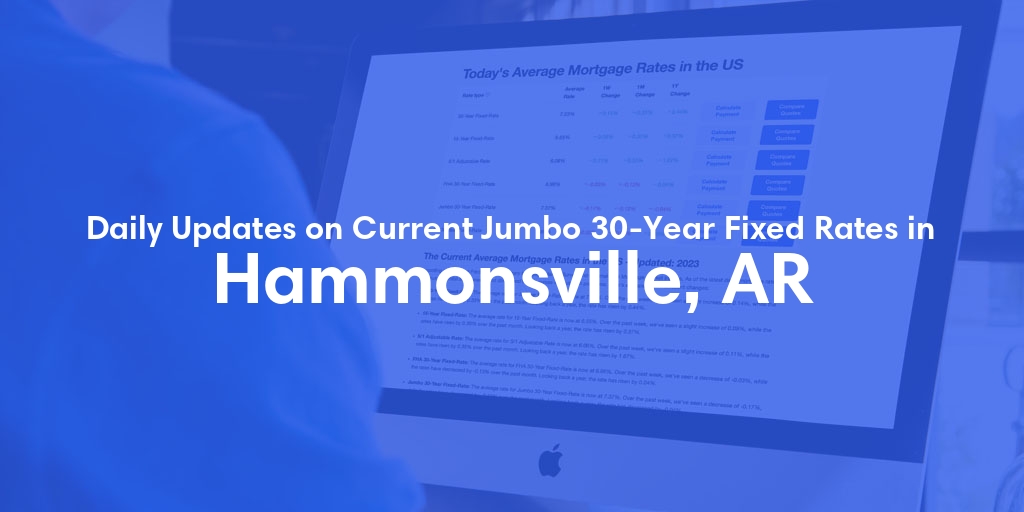 The Current Average Jumbo 30-Year Fixed Mortgage Rates in Hammonsville, AR - Updated: Sun, May 19, 2024