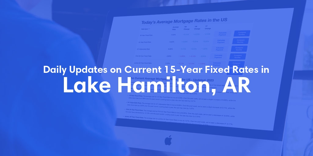 The Current Average 15-Year Fixed Mortgage Rates in Lake Hamilton, AR - Updated: Fri, May 17, 2024