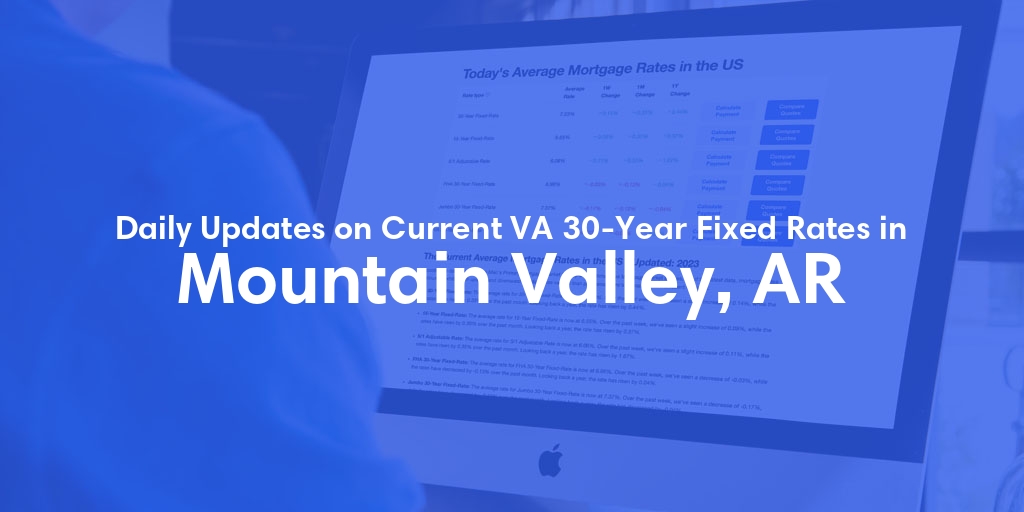The Current Average VA 30-Year Fixed Mortgage Rates in Mountain Valley, AR - Updated: Tue, May 7, 2024