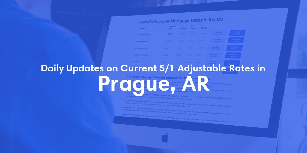 The Current Average 5/1 Adjustable Mortgage Rates in Prague, AR - Updated: Sat, May 25, 2024