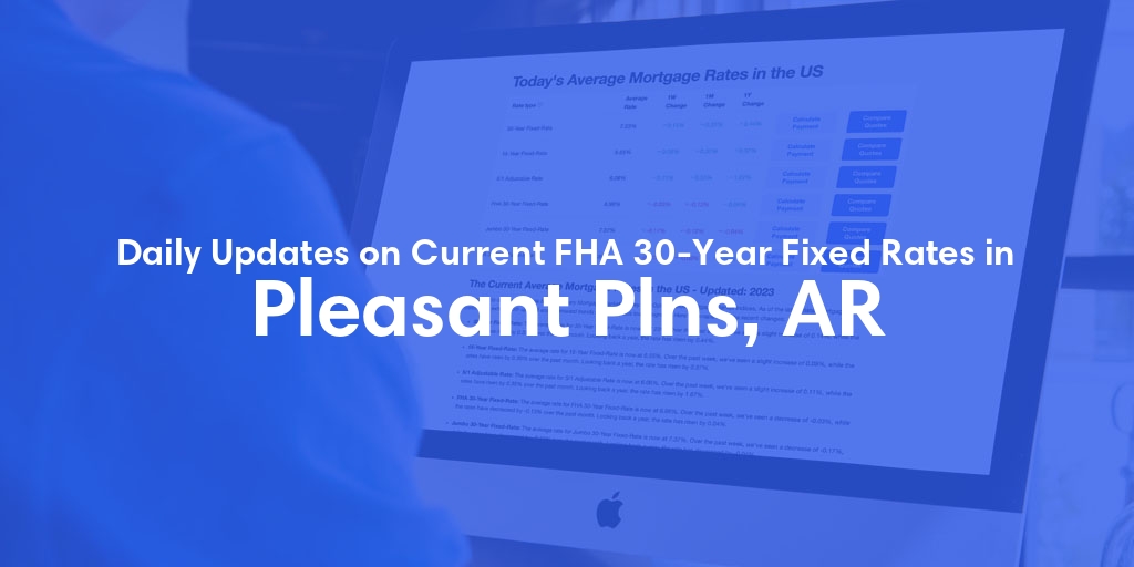 The Current Average FHA 30-Year Fixed Mortgage Rates in Pleasant Plns, AR - Updated: Tue, May 14, 2024