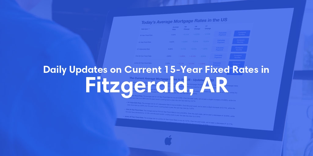 The Current Average 15-Year Fixed Mortgage Rates in Fitzgerald, AR - Updated: Tue, May 14, 2024