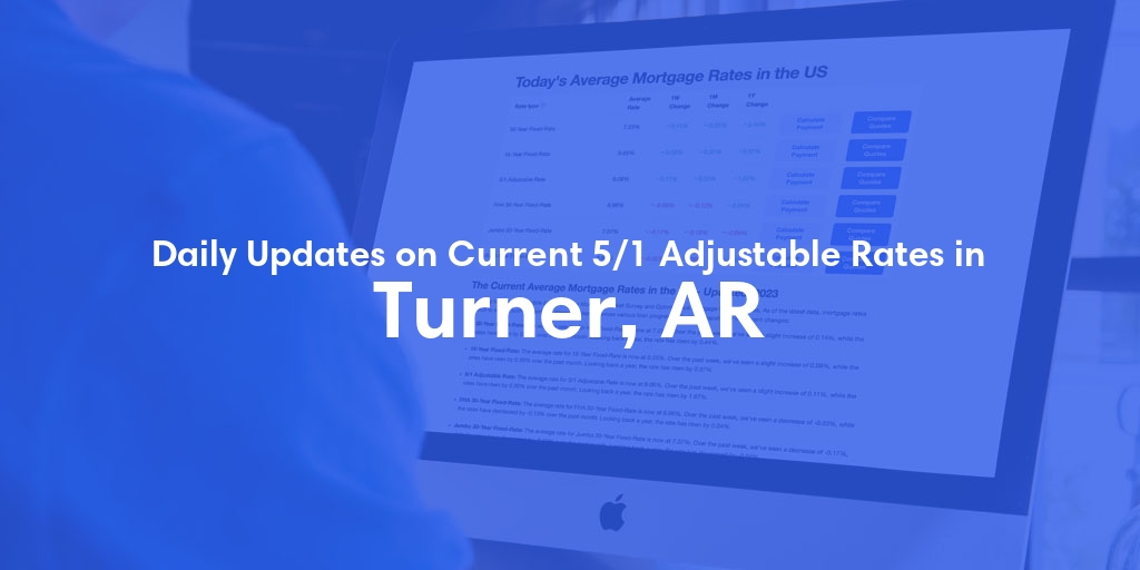 The Current Average 5/1 Adjustable Mortgage Rates in Turner, AR - Updated: Tue, May 14, 2024