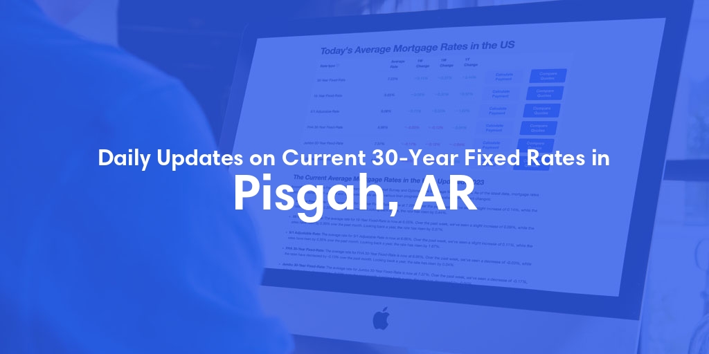 The Current Average 30-Year Fixed Mortgage Rates in Pisgah, AR - Updated: Wed, May 15, 2024