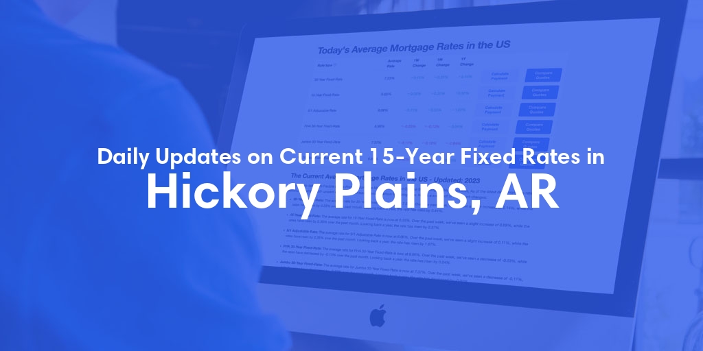 The Current Average 15-Year Fixed Mortgage Rates in Hickory Plains, AR - Updated: Tue, May 21, 2024