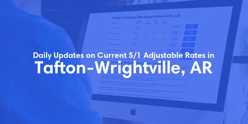 The Current Average 5/1 Adjustable Mortgage Rates in Tafton-Wrightville, AR - Updated: Thu, May 9, 2024