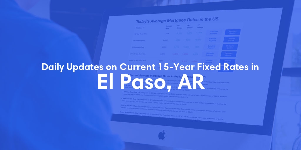 The Current Average 15-Year Fixed Mortgage Rates in El Paso, AR - Updated: Fri, May 17, 2024