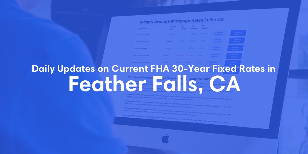 The Current Average FHA 30-Year Fixed Mortgage Rates in Feather Falls, CA - Updated: Thu, May 16, 2024