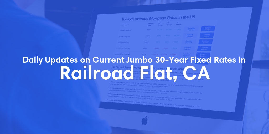 The Current Average Jumbo 30-Year Fixed Mortgage Rates in Railroad Flat, CA - Updated: Tue, May 14, 2024