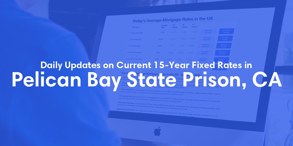 The Current Average 15-Year Fixed Mortgage Rates in Pelican Bay State Prison, CA - Updated: Sun, May 12, 2024