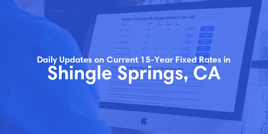 The Current Average 15-Year Fixed Mortgage Rates in Shingle Springs, CA - Updated: Sun, May 19, 2024